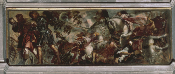 Tintoretto / St.Roche in Battle / c.1582 à Jacopo Robusti Tintoretto