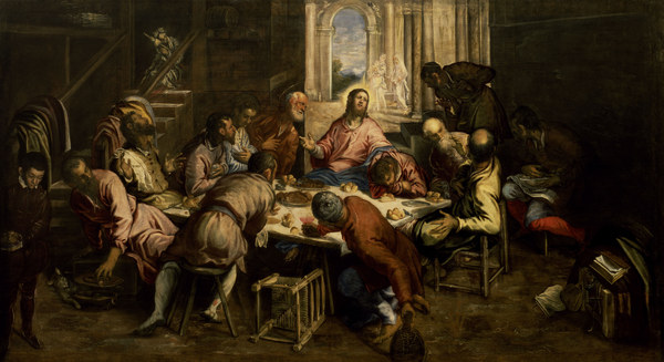 Tintoretto / The Last Supper à Jacopo Robusti Tintoretto