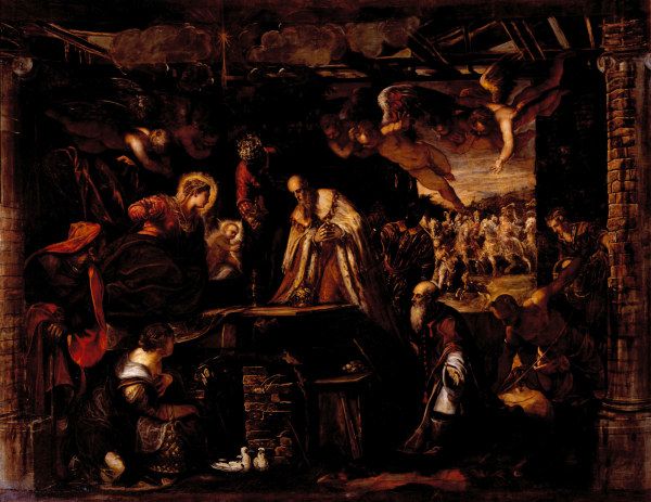 Tintoretto, Adoration of Kings à Jacopo Robusti Tintoretto