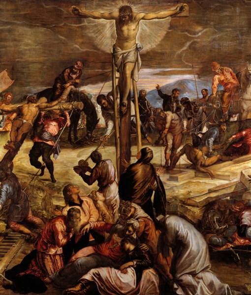 Tintoretto, Crucifixion, Detail à Jacopo Robusti Tintoretto