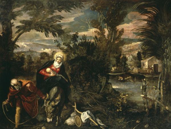 Tintoretto, Flight to Egypt à Jacopo Robusti Tintoretto