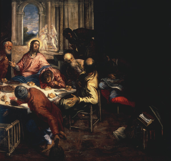 Tintoretto, Last Supper à Jacopo Robusti Tintoretto