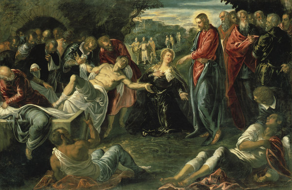 Tintoretto, Raising of Lazarus à Jacopo Robusti Tintoretto