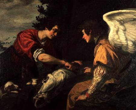 Tobias and the Archangel Raphael à Jacopo Vignali