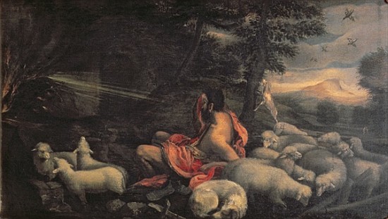 Moses and the Burning Bush à Jacopo (Jacopo da Ponte) Bassano
