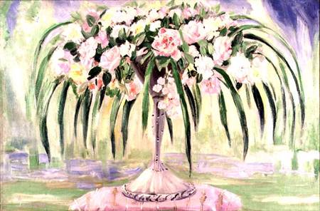 Roses in an Art Nouveau Vase à Jacqueline Marval
