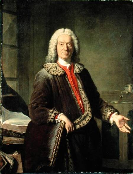 Portrait of Prosper Jolyot de Crebillon (1679-1762) à Jacques Andre Joseph Camelot Aved