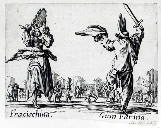 Balli de Sfessania, c.1622 à Jacques Callot