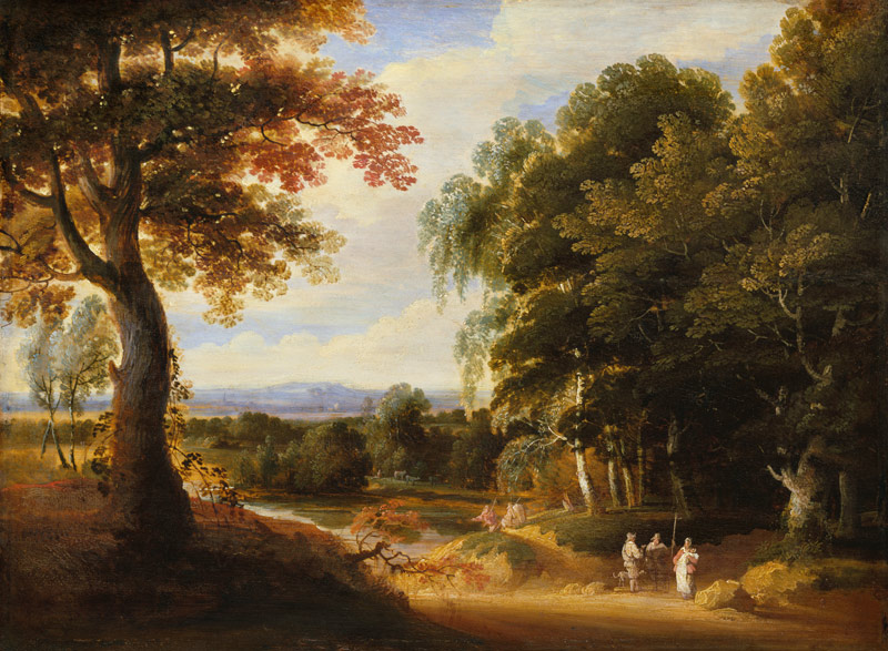 Landscape with Entrance to a Forrest à Jacques d' Arthois