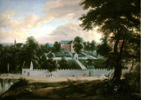 View of a Castle à Jacques d' Arthois