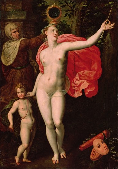 Venus and Cupid, Allegory of the Truth à Jacques de Backer