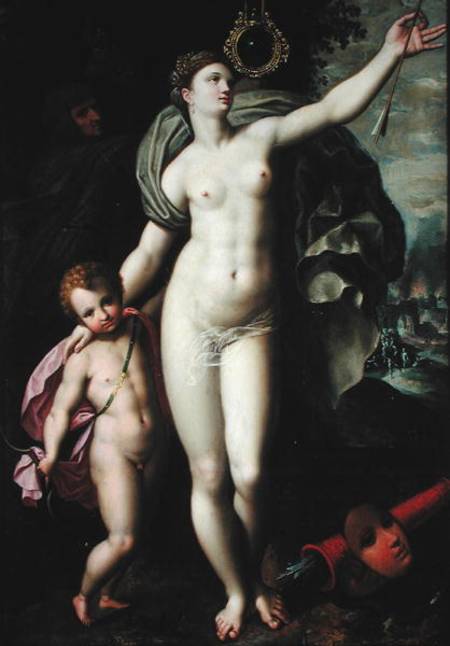 Venus and Cupid à Jacques de Backer