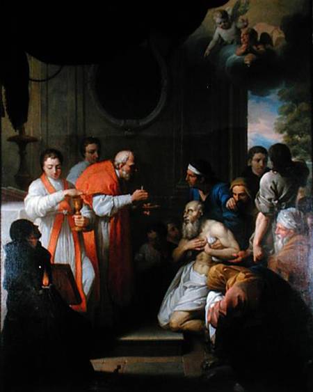 St Roch curing the plague-stricken à Jacques Gamelin
