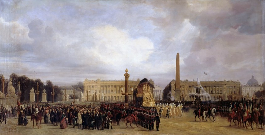 The Funeral Cortege of Napoleon I Passing Through the Place de la Concorde 15 December 1840 à Jacques Guiaud