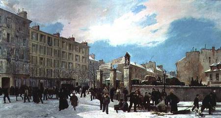 Siege of Paris. A Yard for Firewood, Boulevard de Montparnasse à Jacques Guiaud