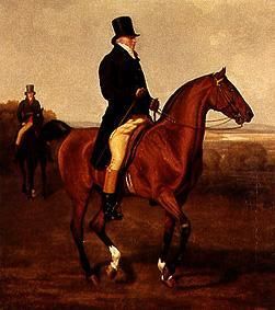 portrait de Francis Augustus Lord des Heathfield à cheval à Jacques-Laurent Agasse