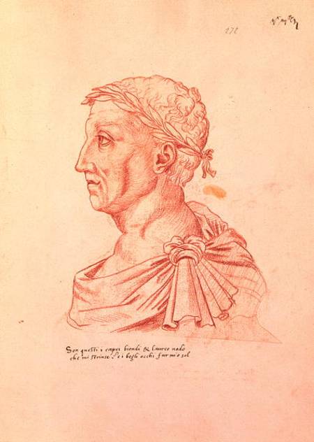 Ms.266 fol.271 v Petrarch (1304-74), from 'Recueil d'Arras' à Jacques Le Boucq
