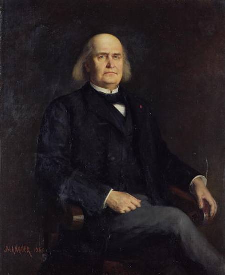 Portrait of Charles Leconte de Lisle (1818-94) à Jacques Leonard Blanquer