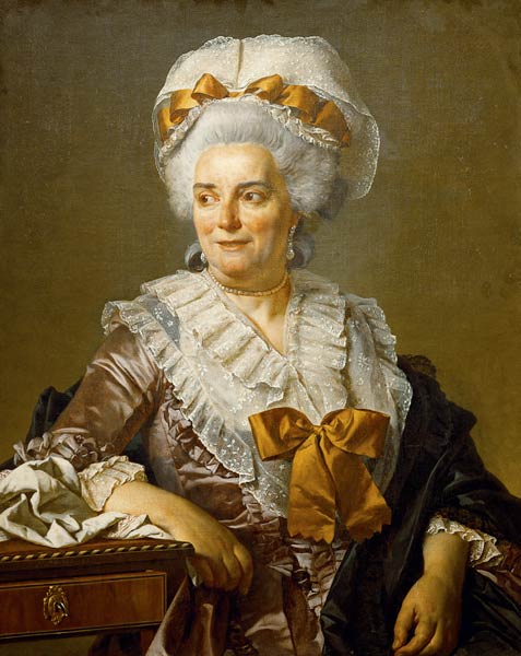 Madame Pécoul, la belle-mère de l'artiste. à Jacques Louis David