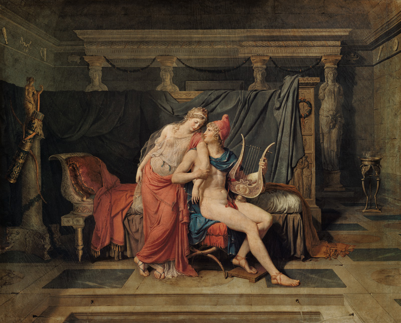 amours par Paris et Hélène. à Jacques Louis David