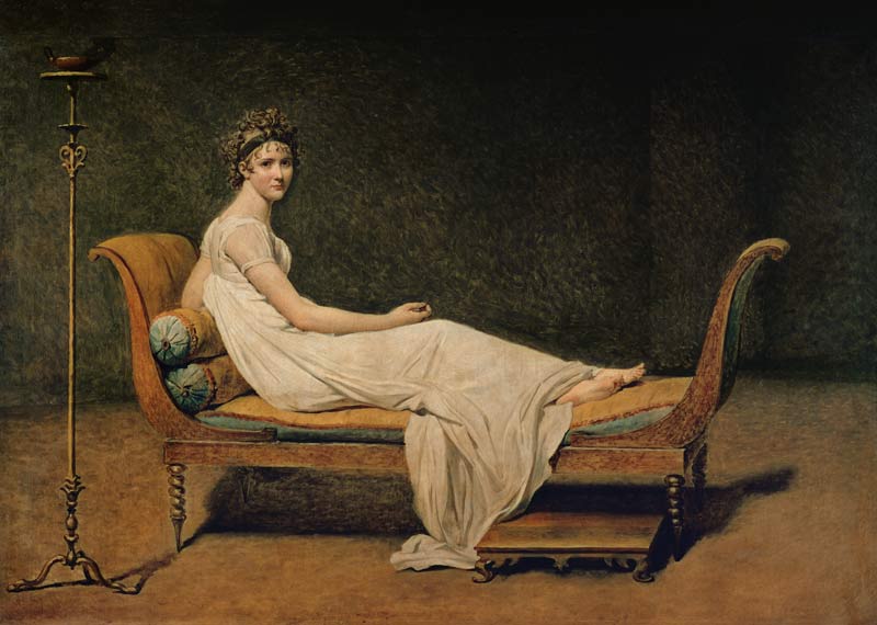 Madame Récamier à Jacques Louis David