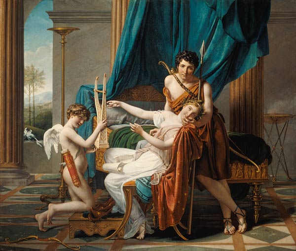 Sappho et Phaon à Jacques Louis David