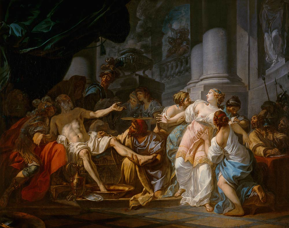 The Death of Seneca à Jacques Louis David