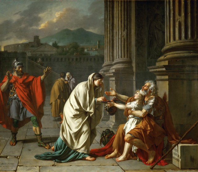 Belisarius Begging for Alms à Jacques Louis David