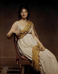 portrait de madame Verniac à Jacques Louis David