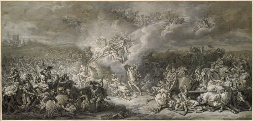 The Combat of Diomedes à Jacques Louis David