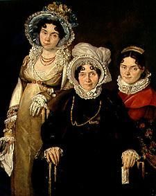 Les trois femmes de Gand. à Jacques Louis David