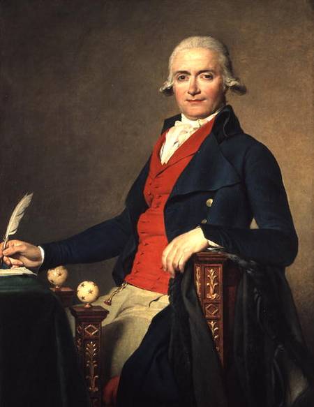 Gaspard Meyer (1749-98) or The Man in the Red Waistcoat à Jacques Louis David