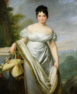 Madame Tallien (1773-1835) (oil on canvas) à Jacques Louis David
