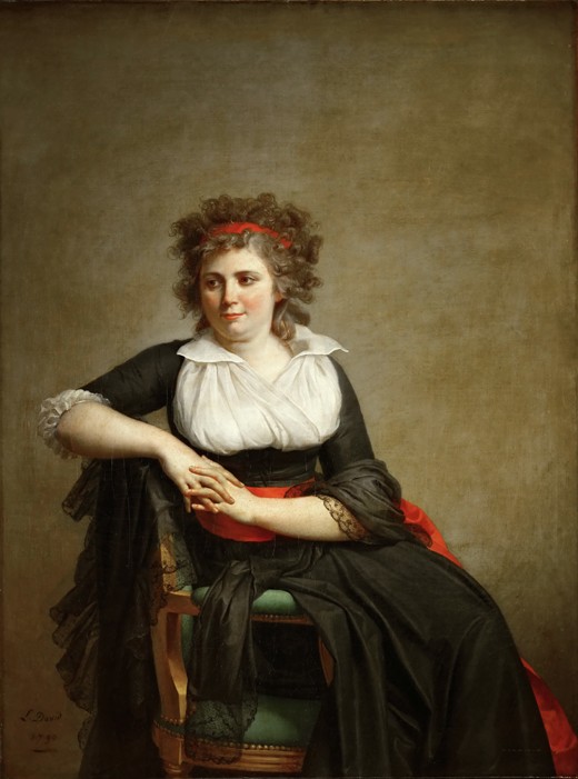 Robertine Tourteau, Marquise d'Orvilliers (1772-1862) à Jacques Louis David
