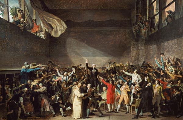 Serment du jeu de paume, 20 juin 1789 à Jacques Louis David