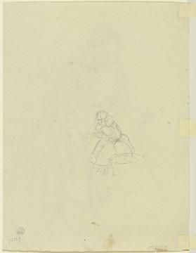 Woman with reading child