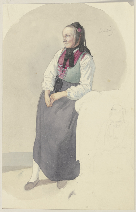 Hessian farmwoman à Jakob Becker