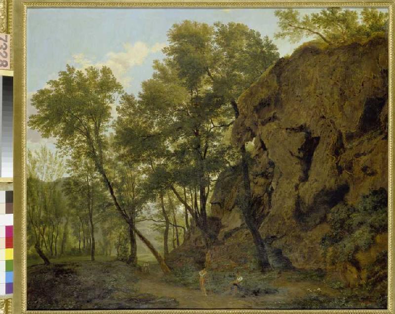Paysage de forêt à Papinio. à Jakob Christoph Bischoff
