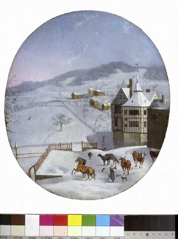 Winterlandschaft. à Jakob Grimmer