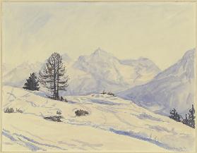 Winterlandschaft, Unterengadin