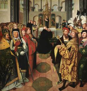 Saint Bernard sur le jour de royaume à Speyer