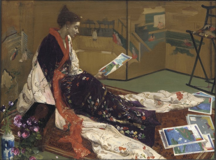 Caprice in Purple and Gold: The Golden Screen à James Abbott McNeill Whistler