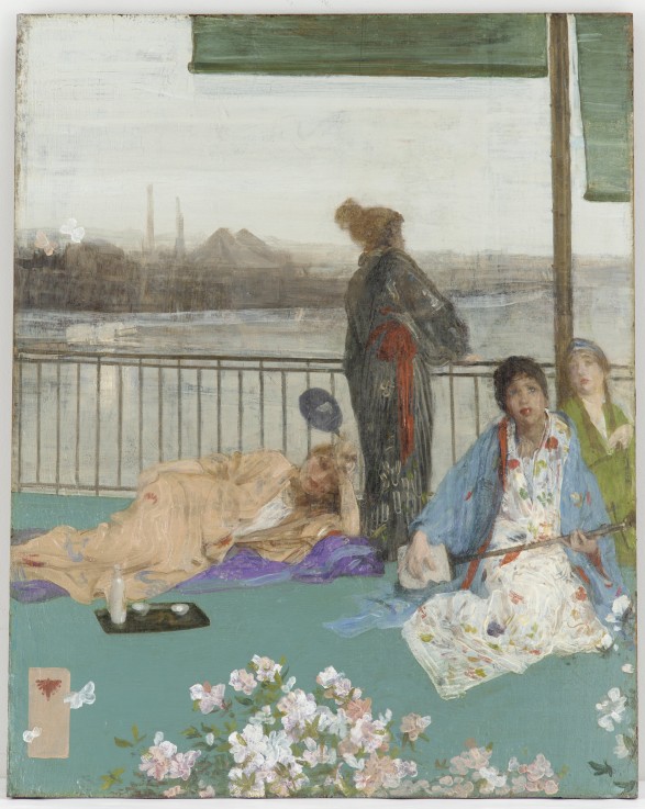 Variations in Flesh Colour and Green: The Balcony à James Abbott McNeill Whistler