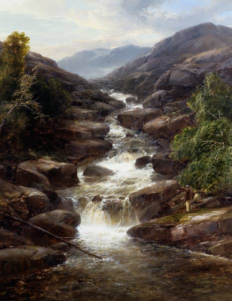 Upper Falls, Aberfeldy à James Burrell Smith