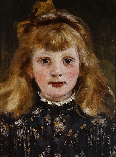 Portrait of a Young Girl à James Charles