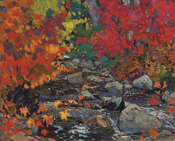 Autumn Leaves, Batchewana Wood à James Edward Hervey Macdonald