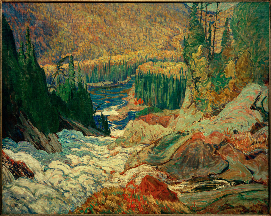 Falls, Montreal River à James Edward Hervey Macdonald