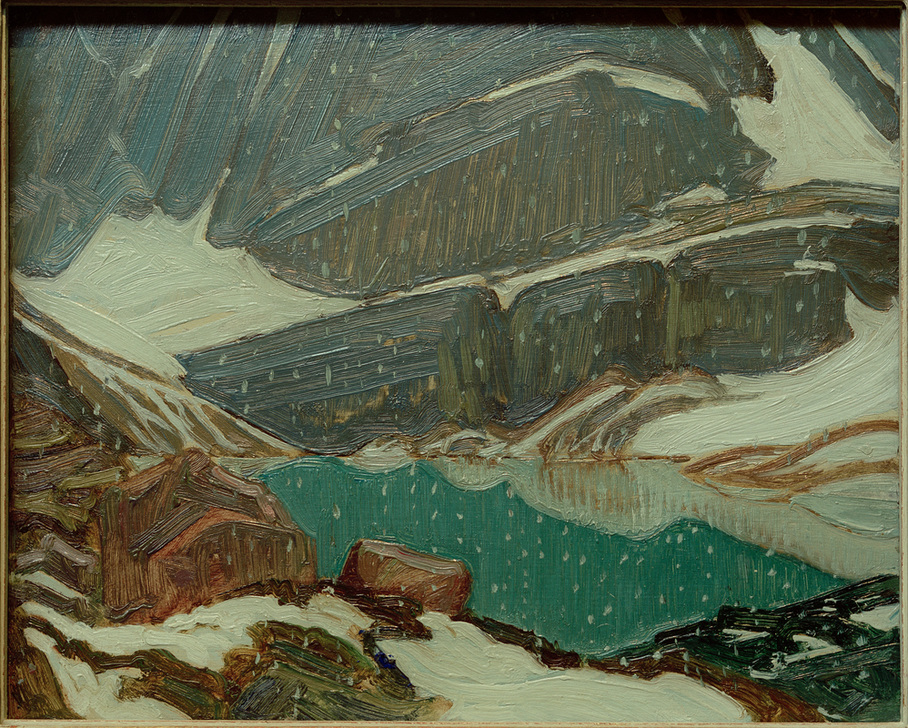 Snow at Lake Oesa à James Edward Hervey Macdonald