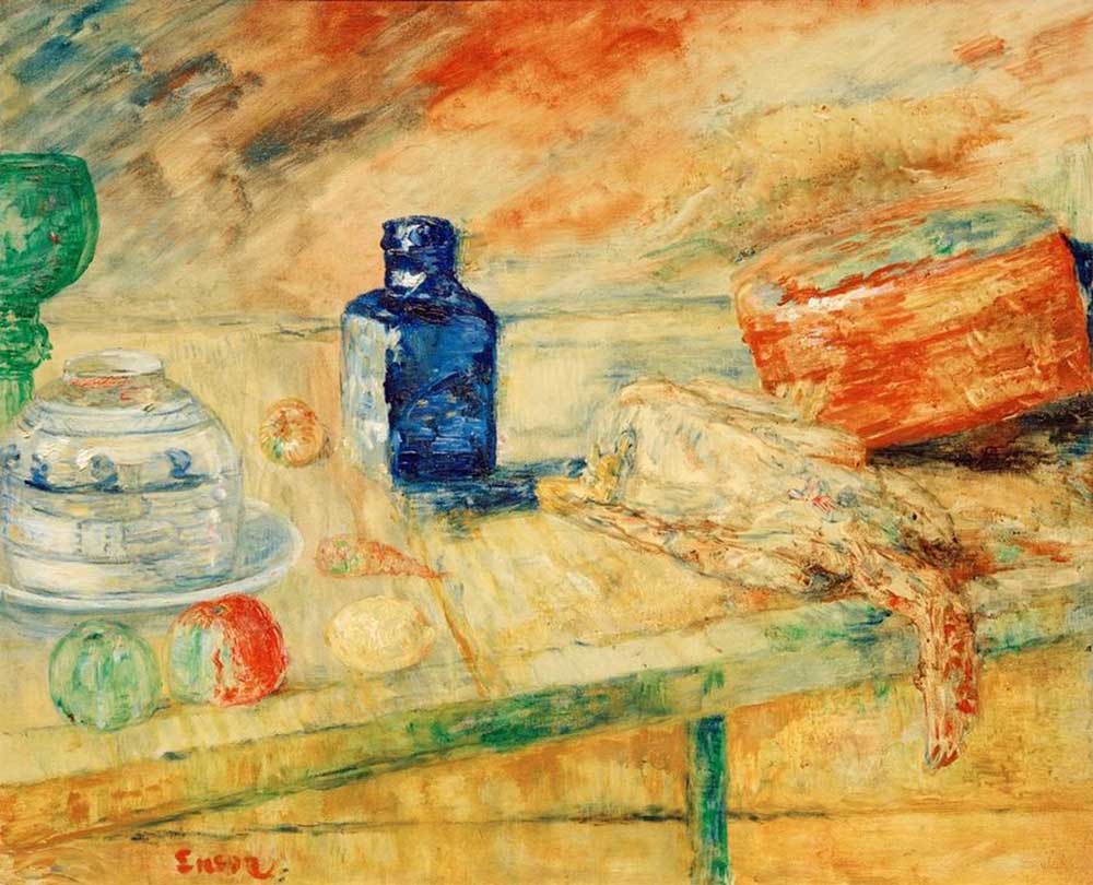 The blue bottle à James Ensor
