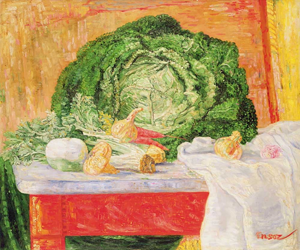 The Cabbage, c.1910 à James Ensor